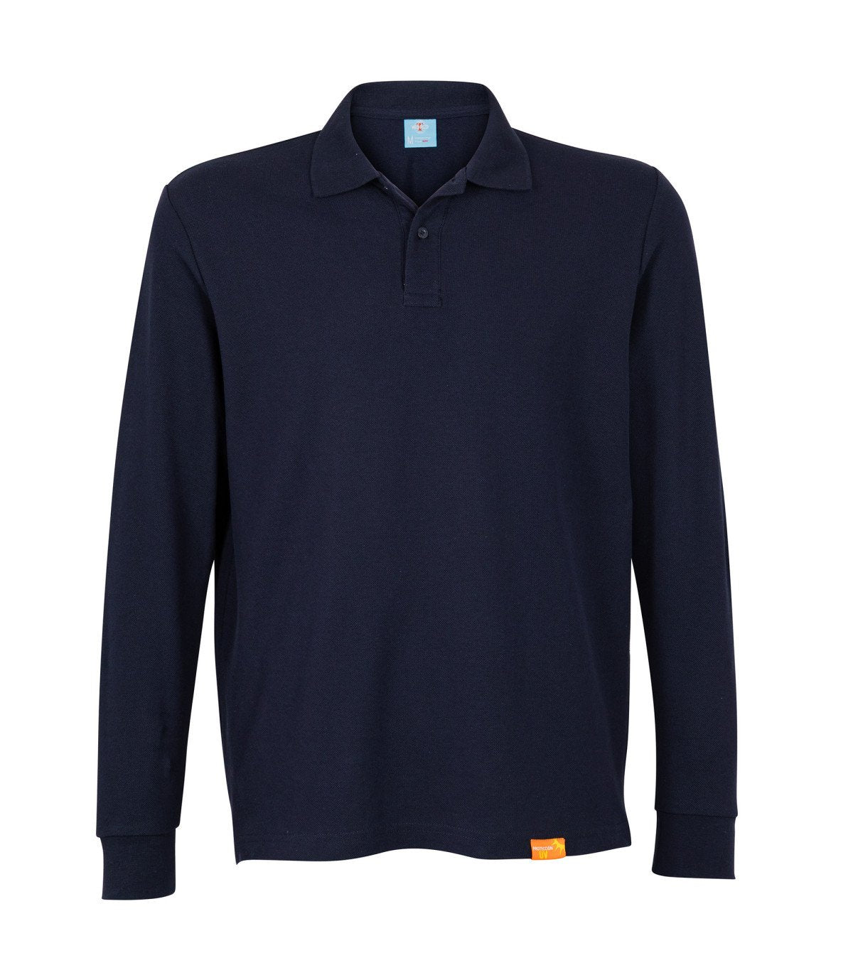 POLERA POLO MANGA LARGA HOMBRE 80-20
