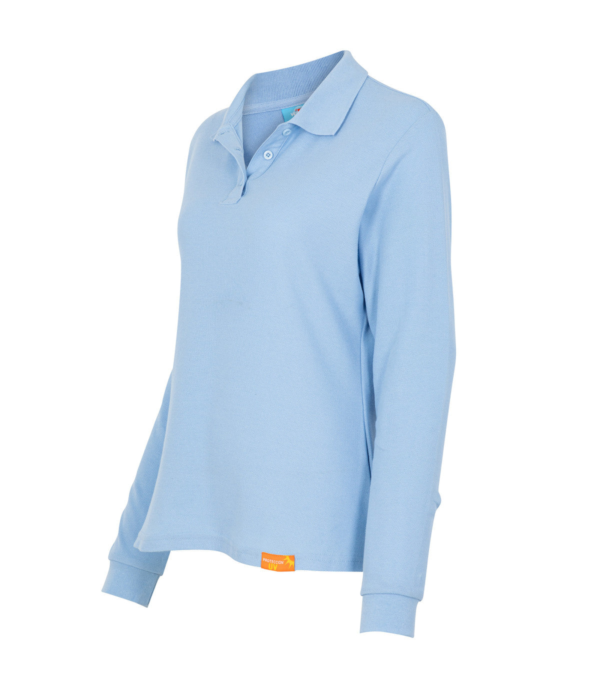 POLERA POLO MANGA LARGA MUJER 80-20