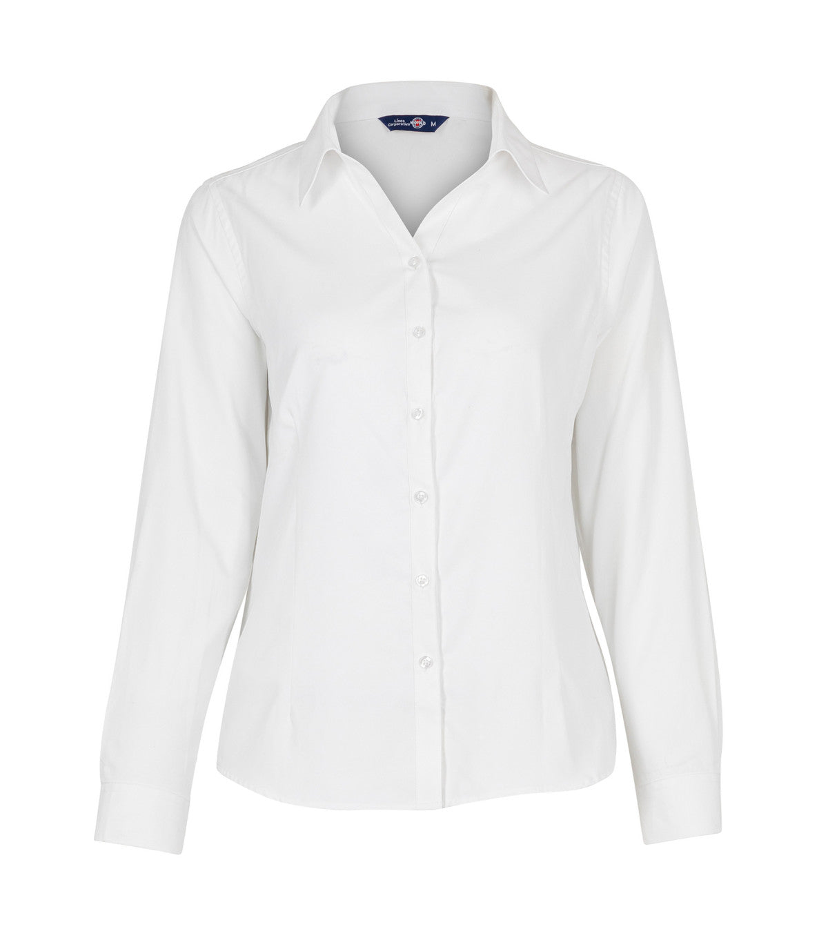 BLUSA OXFORD LIGHT MANGA LARGA MUJER
