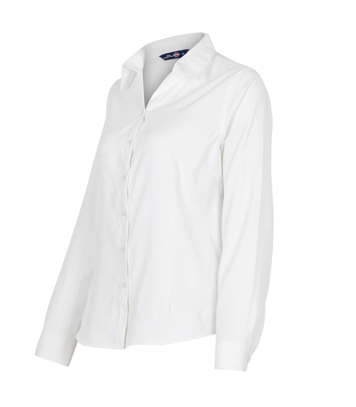 BLUSA OXFORD LIGHT MANGA LARGA MUJER