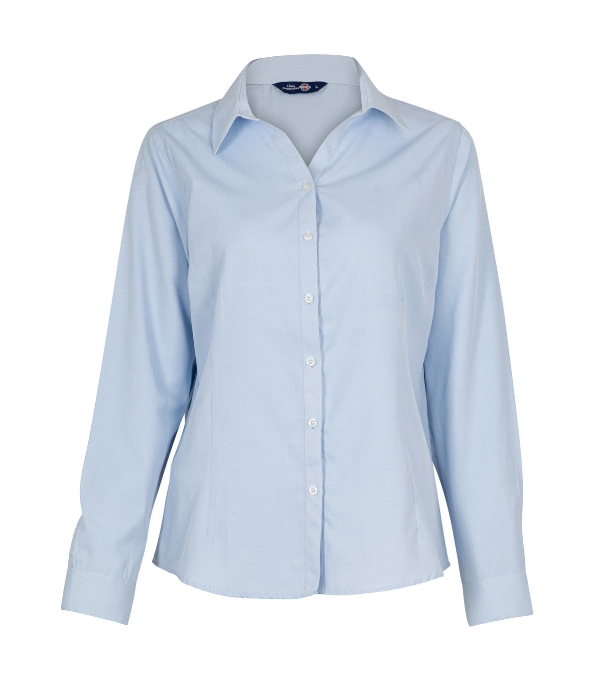 BLUSA OXFORD LIGHT MANGA LARGA MUJER