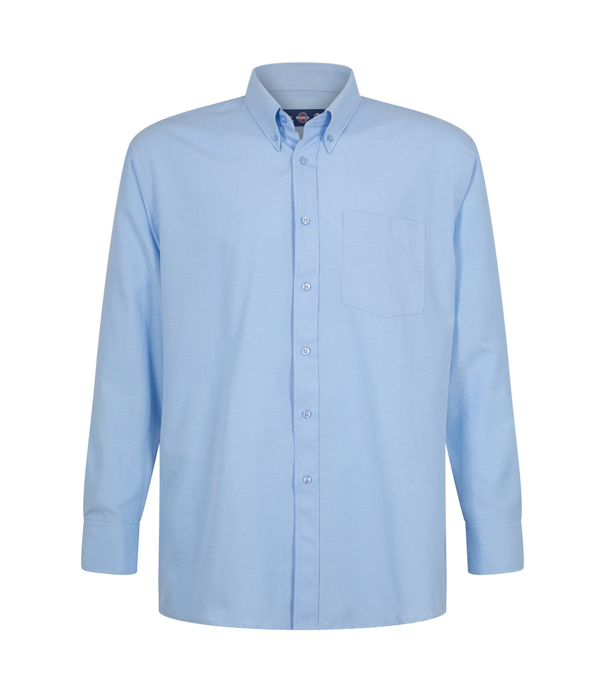 CAMISA OXFORD CON BOLSILLO MANGA LARGA HOMBRE