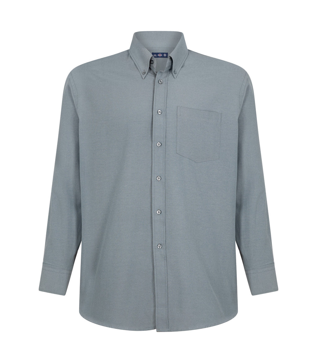 CAMISA OXFORD CON BOLSILLO MANGA LARGA HOMBRE