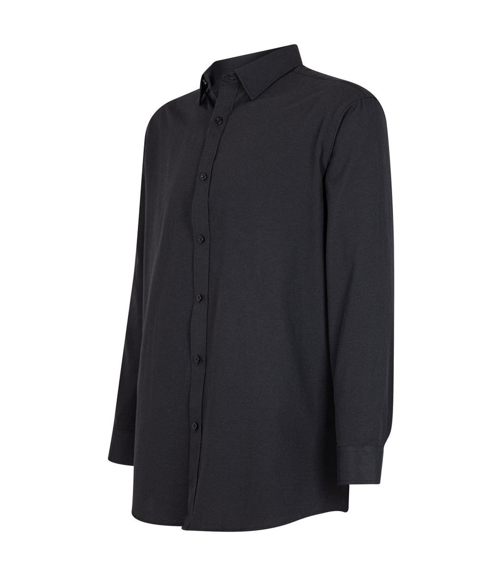 CAMISA OXFORD NEGRA HOMBRE