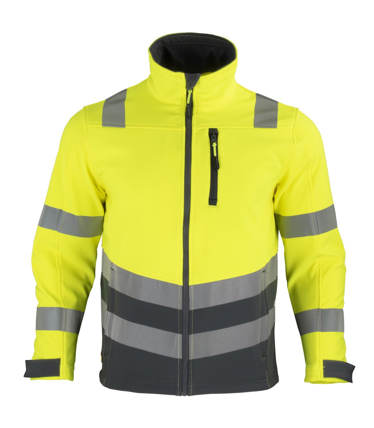 CHAQUETA SOFTSHELL HI-VIS CLASE 2 MANGA LARGA HOMBRER