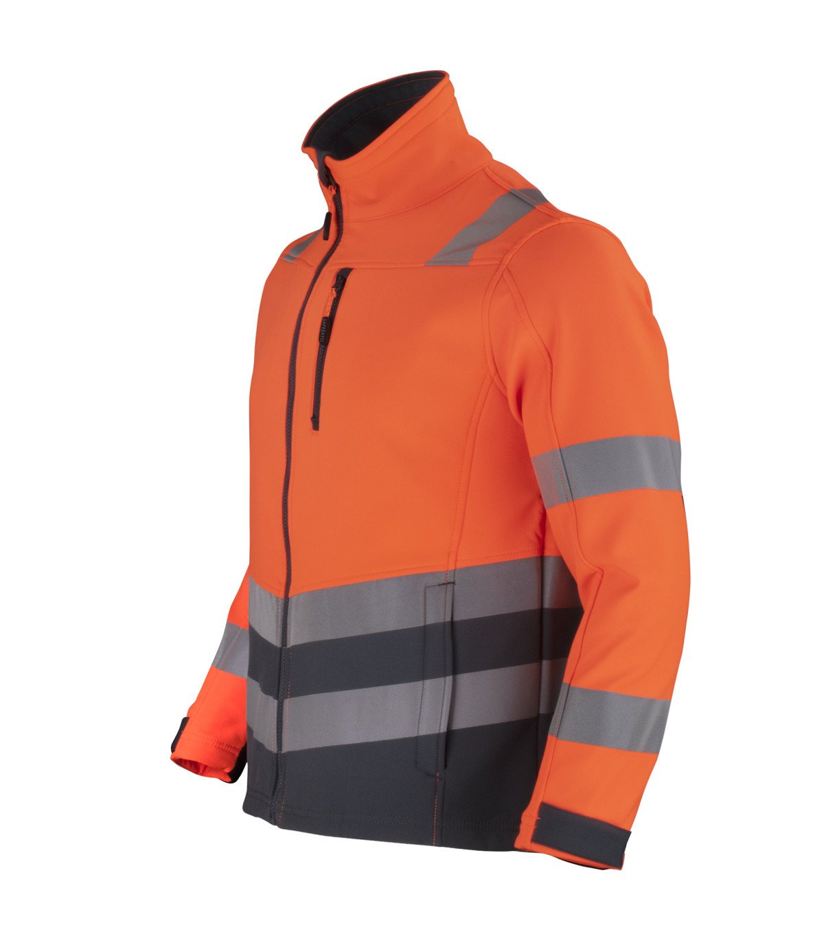 CHAQUETA SOFTSHELL HI-VIS CLASE 2 MANGA LARGA HOMBRER