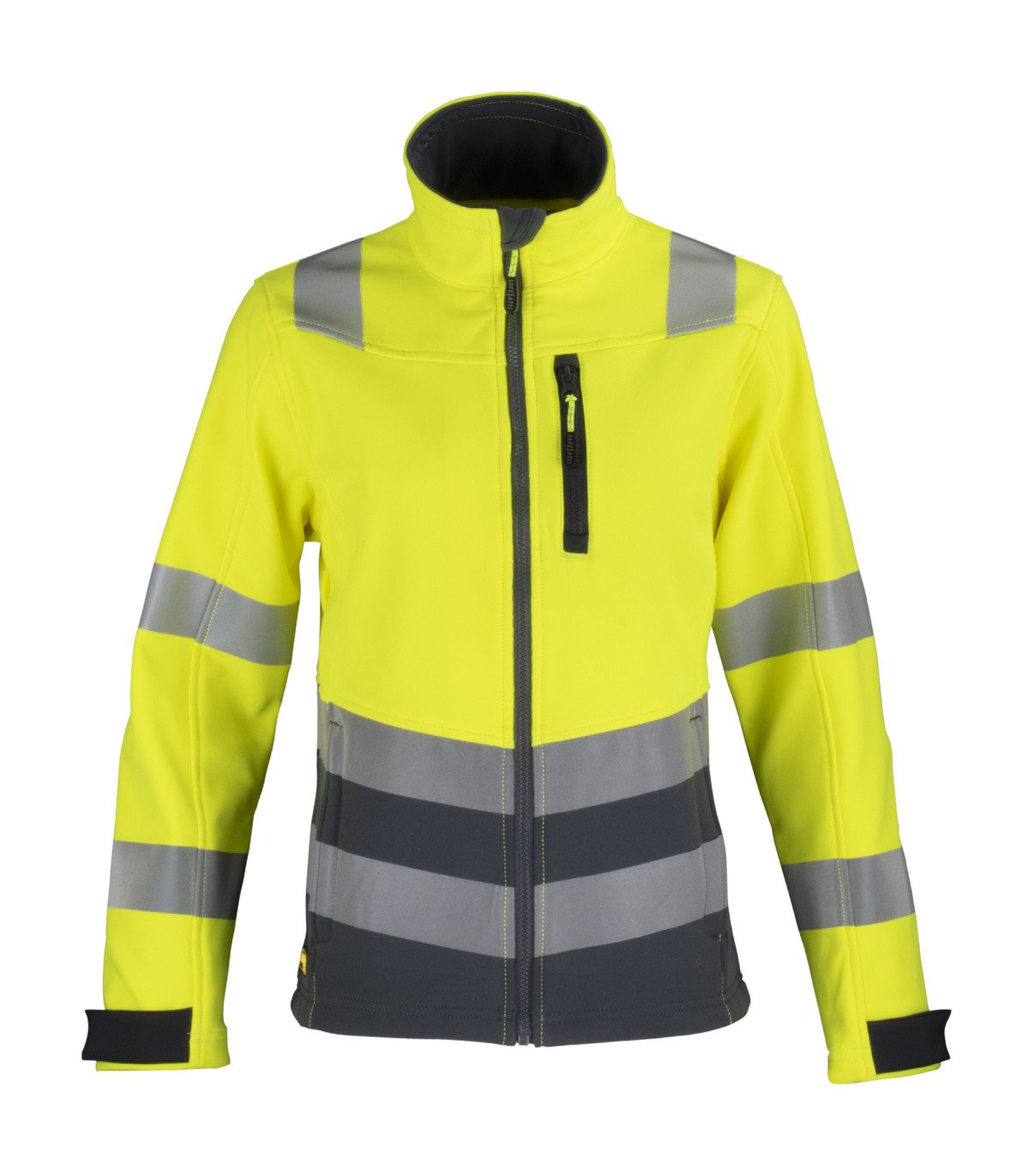 CHAQUETA SOFTSHELL HI-VIS CLASE 2 MANGA LARGA MUJER