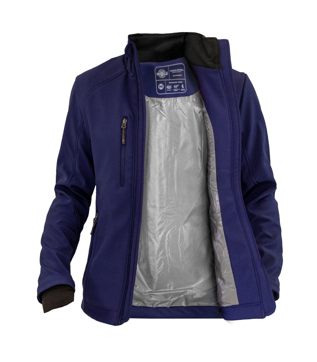 CHAQUETA SOFTSHELL RHELMU MANGA LARGA MUJER