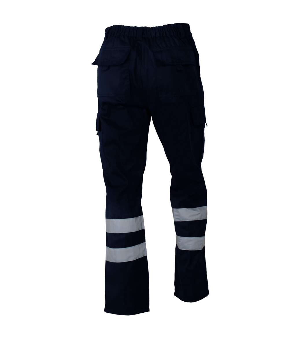 PANTALÓN CARGO GABARDINA CON CINTA HOMBRE