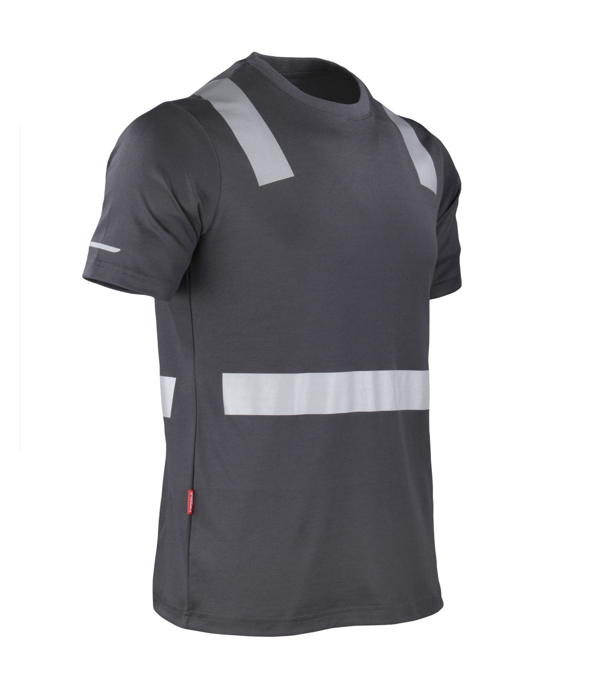 POLERA HIBRIDA CON CINTA REFLECTIVA MANGA CORTA HOMBRE