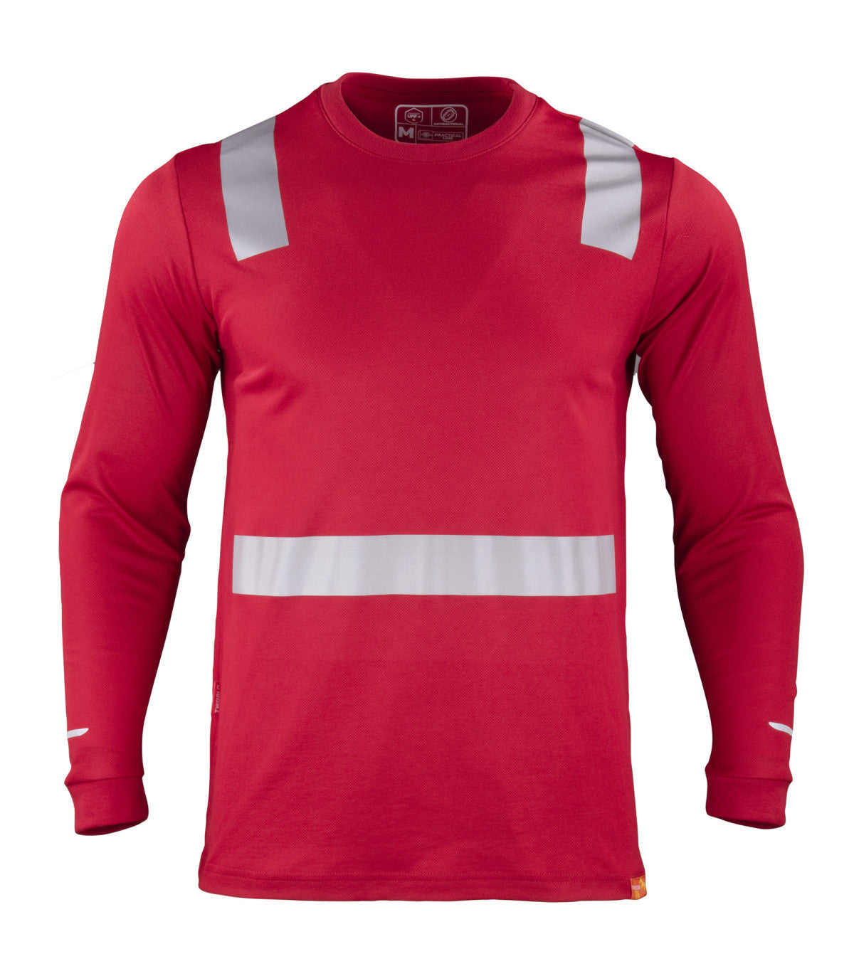 POLERA HIBRIDA CON CINTA REFLECTIVA MANGA LARGA HOMBRE