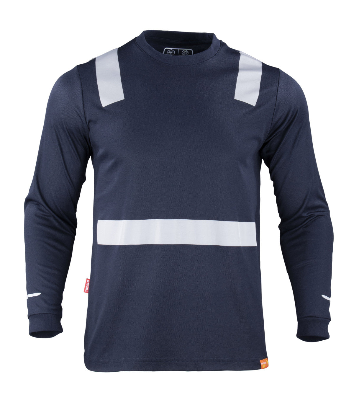 POLERA HIBRIDA CON CINTA REFLECTIVA MANGA LARGA HOMBRE