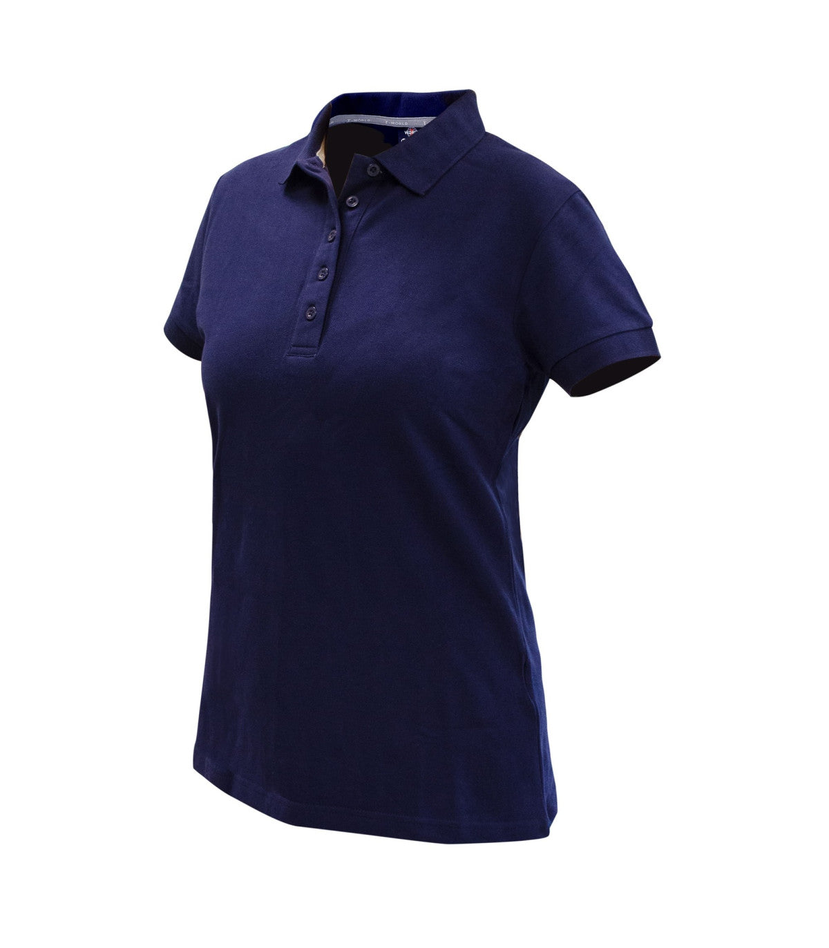 POLERA PIQUÉ SPANDEX MUJER MANGA CORTA