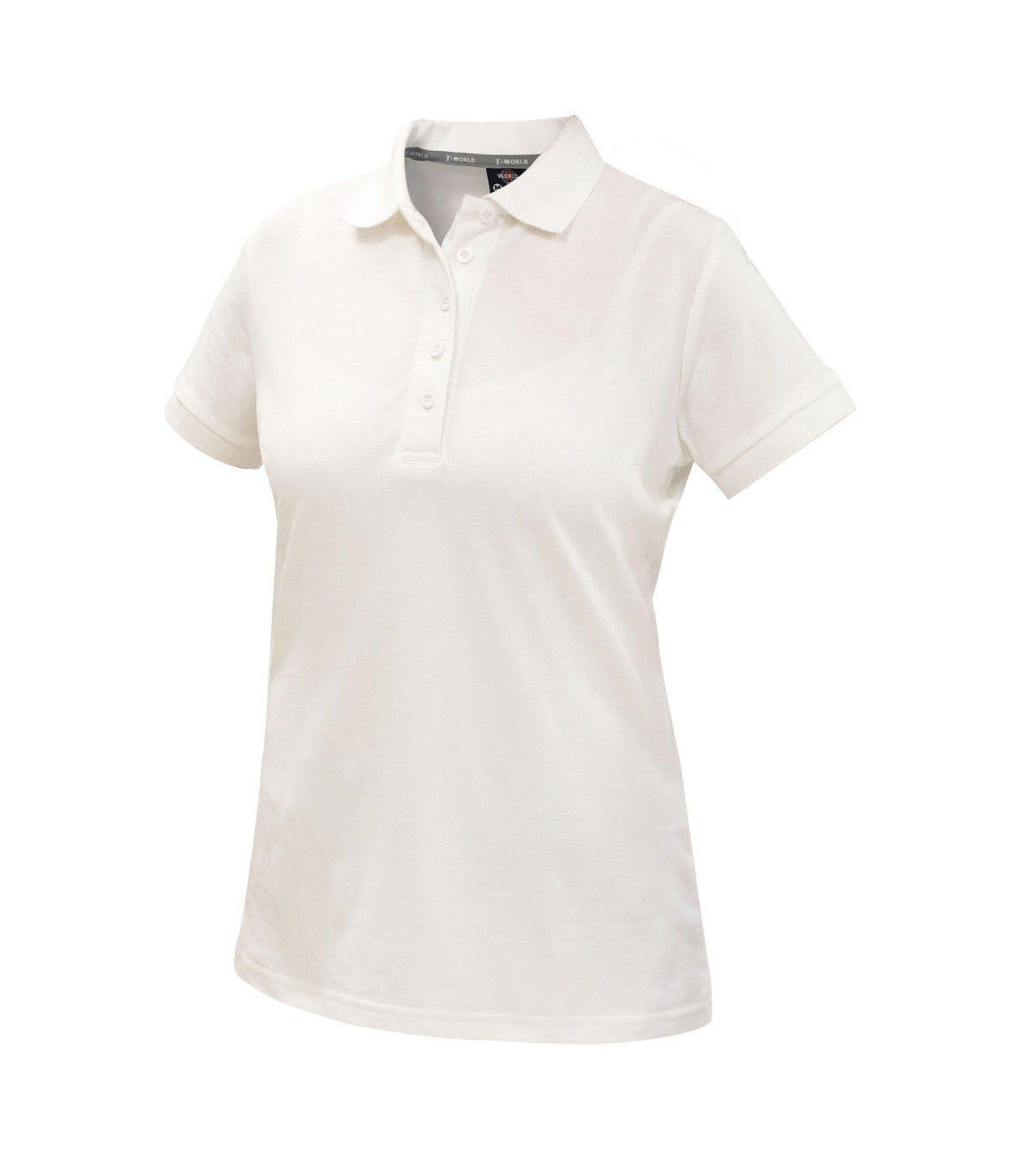POLERA PIQUÉ SPANDEX MUJER MANGA CORTA