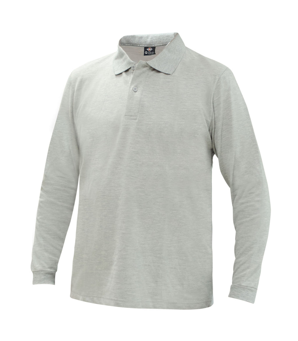 POLERA PIQUÉ SPANDEX HOMBRE MANGA LARGA