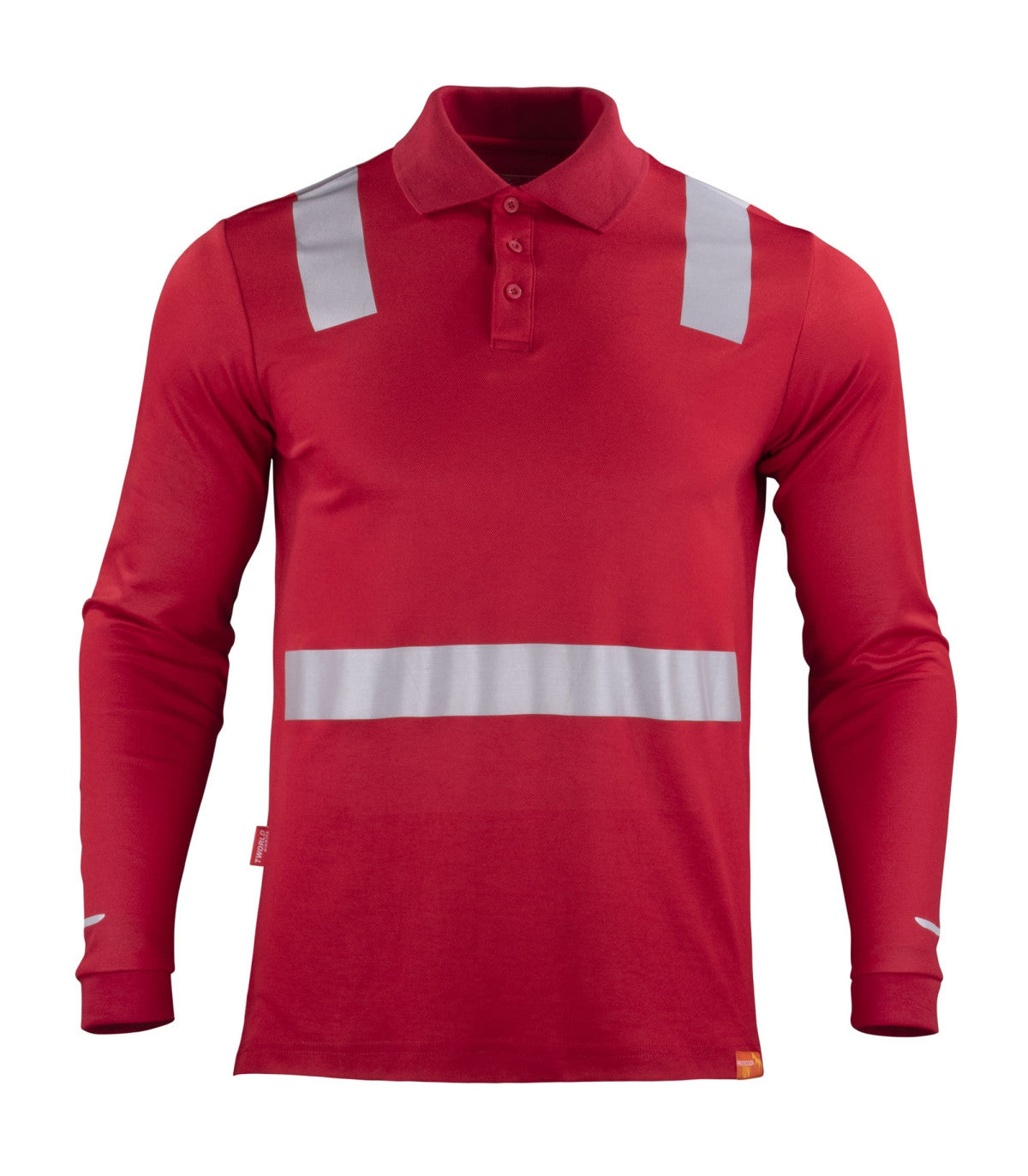 POLERA POLO HIBRIDA CINTA REFLECTIVA MANGA LARGA