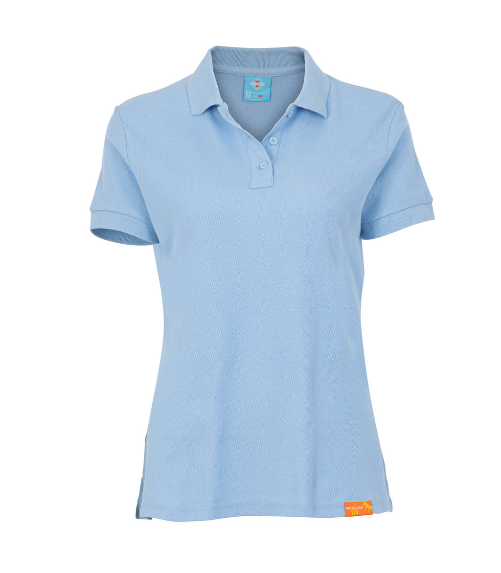 POLERA POLO MANGA CORTA MUJER 80-20