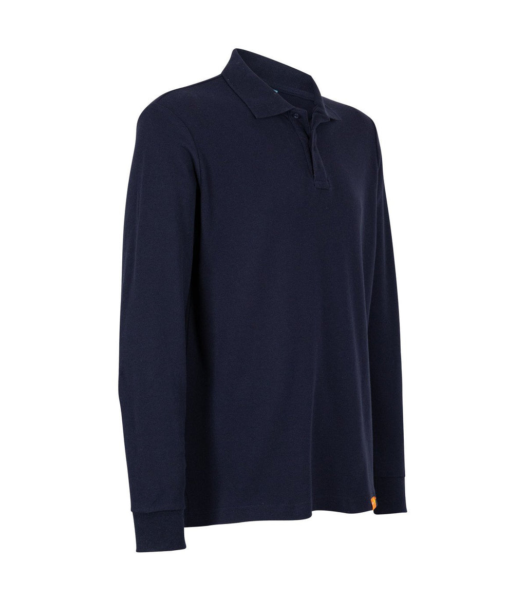 POLERA POLO MANGA LARGA HOMBRE 80-20