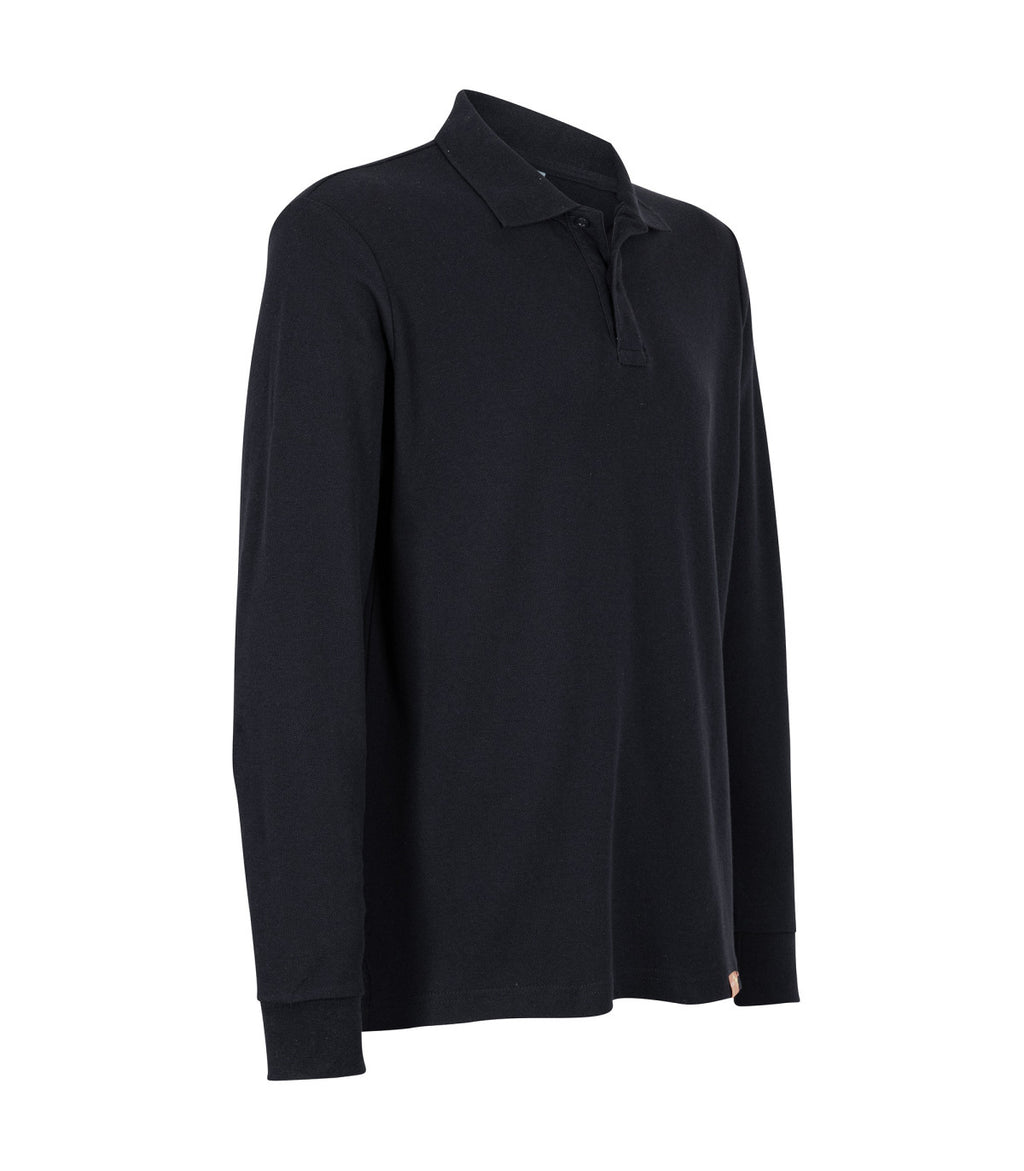 POLERA POLO MANGA LARGA HOMBRE 80-20