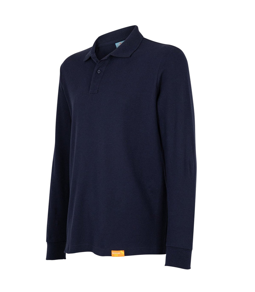 POLERA POLO MANGA LARGA HOMBRE 80-20
