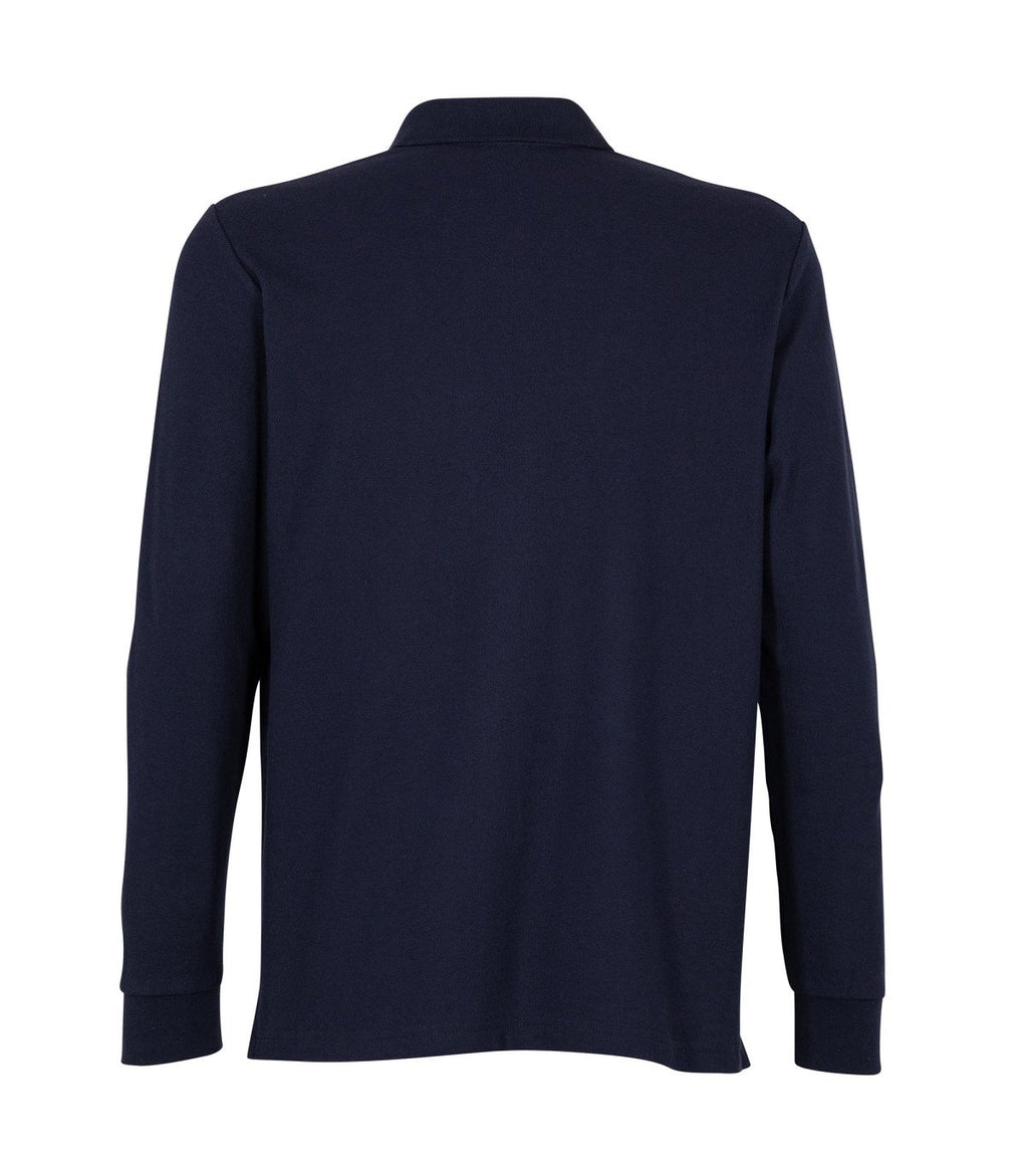 POLERA POLO MANGA LARGA HOMBRE 80-20