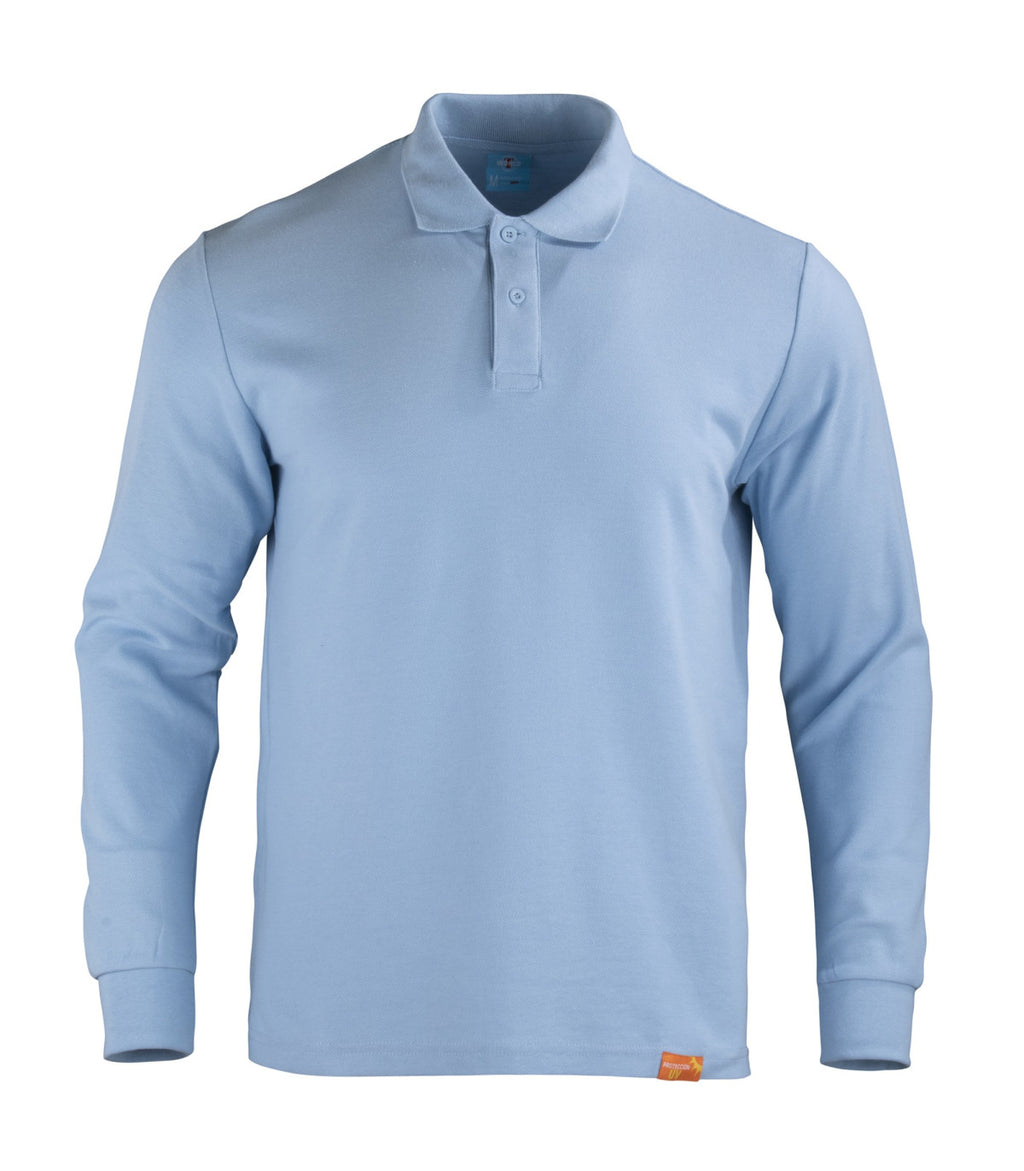 POLERA POLO MANGA LARGA HOMBRE 80-20