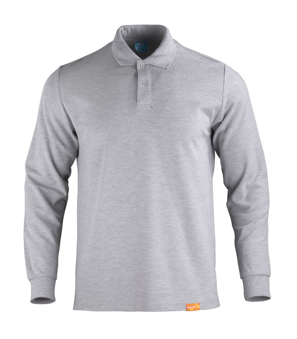 POLERA POLO MANGA LARGA HOMBRE 80-20