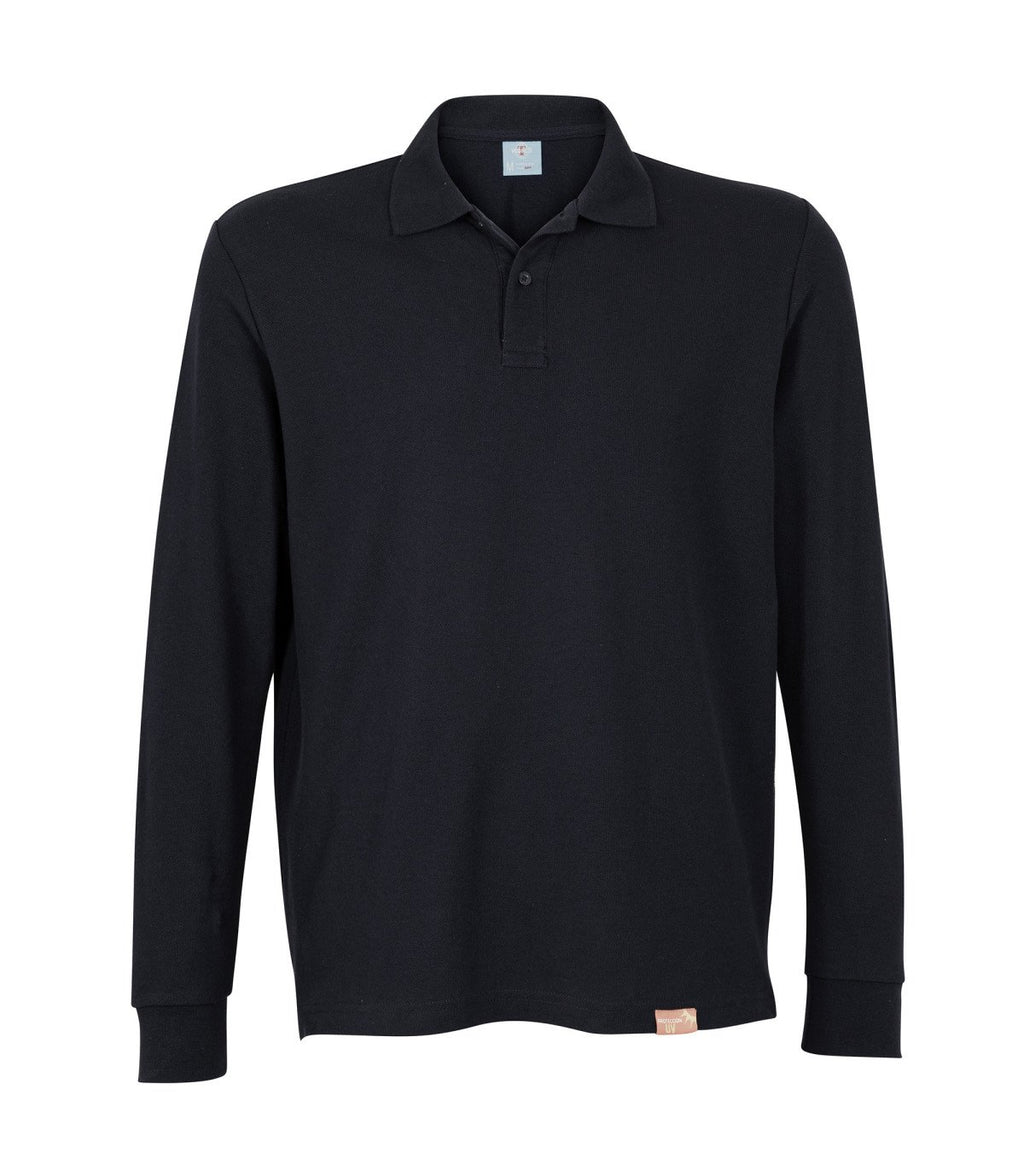 POLERA POLO MANGA LARGA HOMBRE 80-20