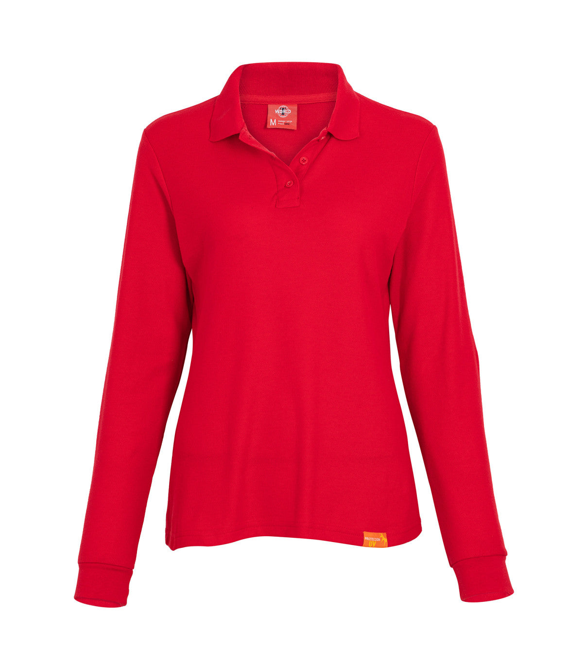 POLERA POLO MANGA LARGA MUJER 60-40