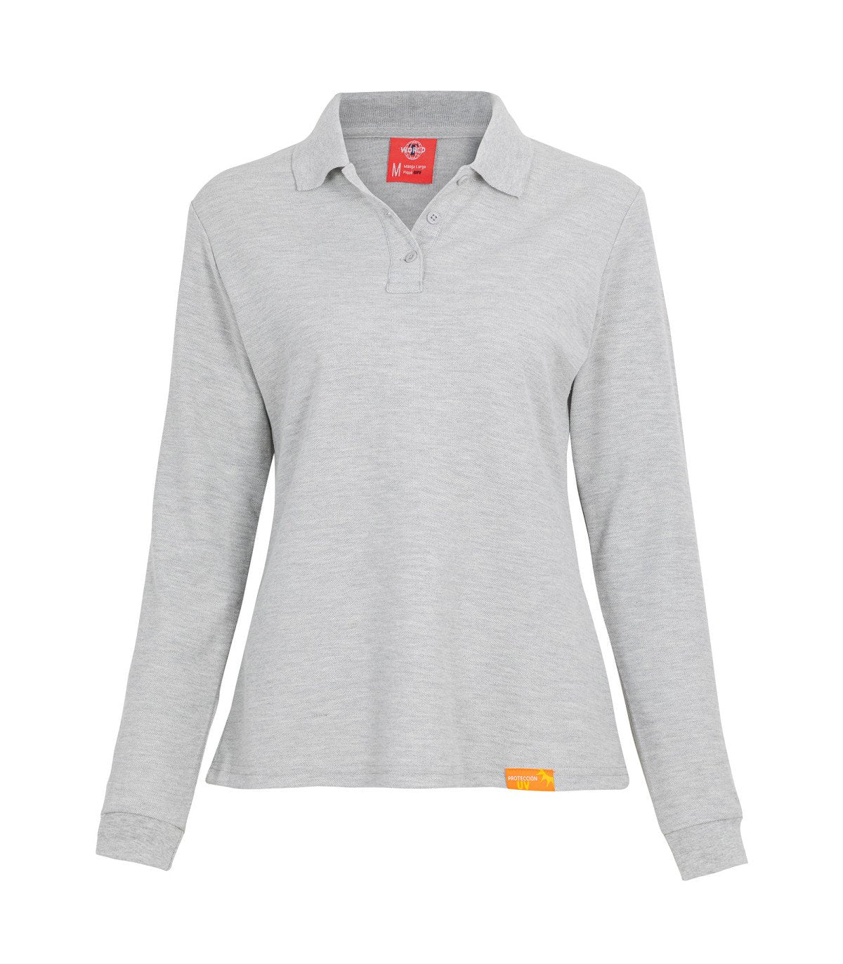 POLERA POLO MANGA LARGA MUJER 60-40