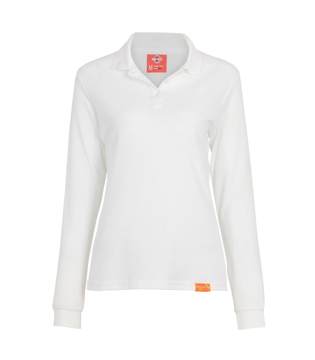 POLERA POLO MANGA LARGA MUJER 60-40