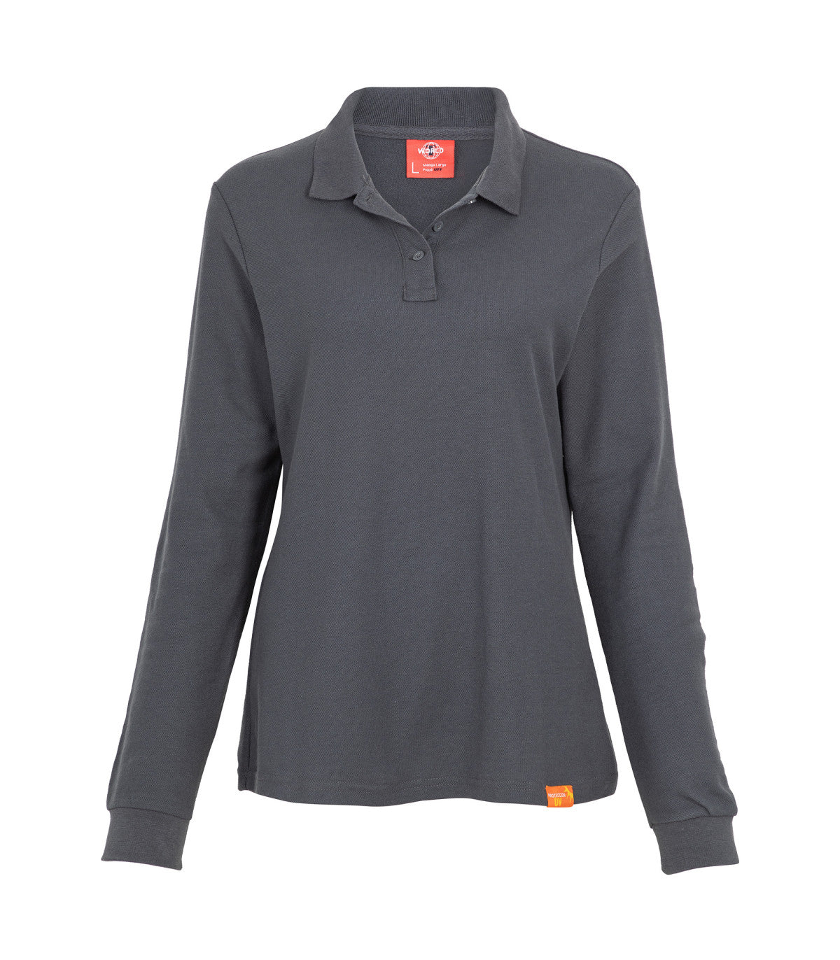 POLERA POLO MANGA LARGA MUJER 60-40