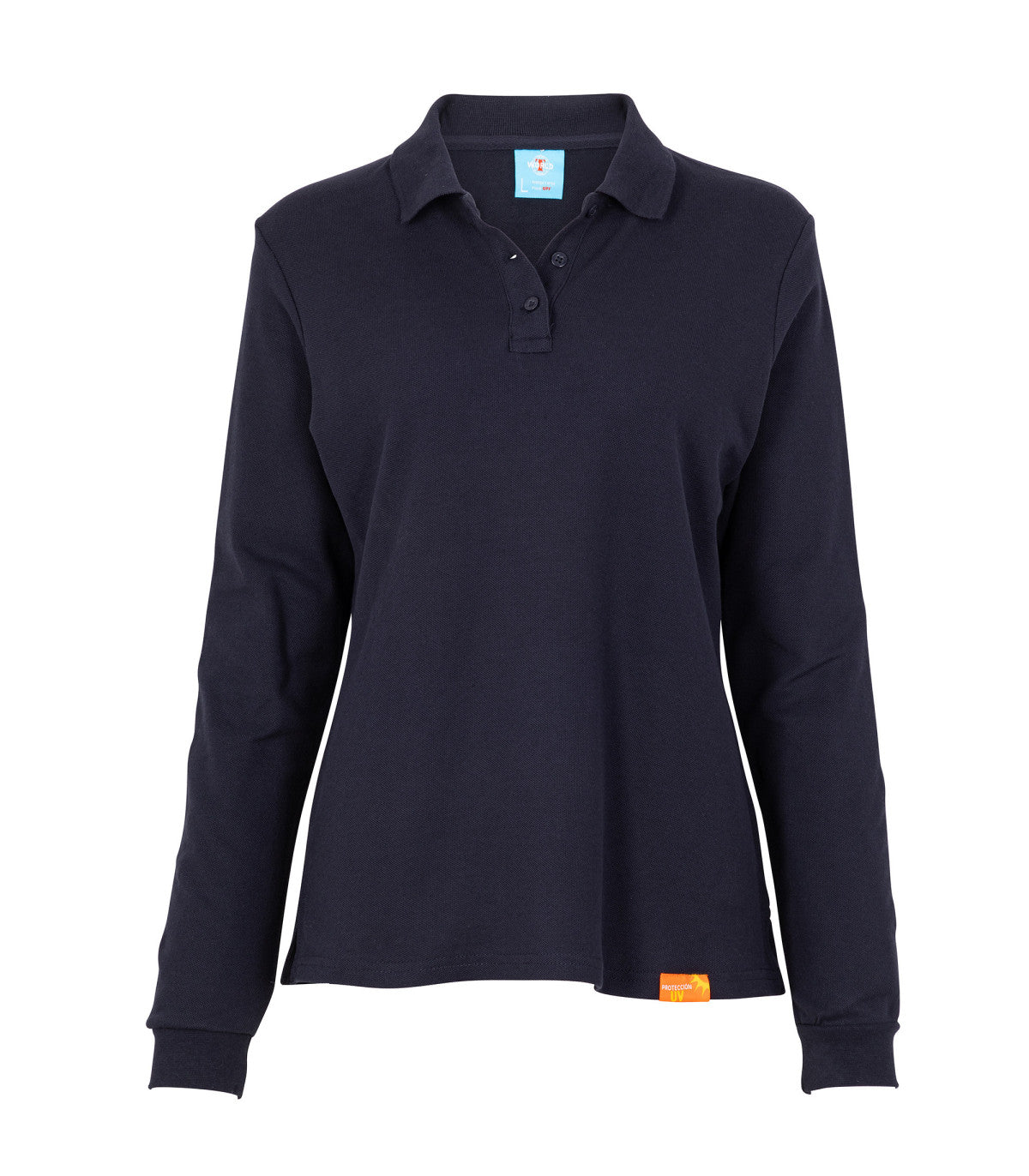 POLERA POLO MANGA LARGA MUJER 80-20