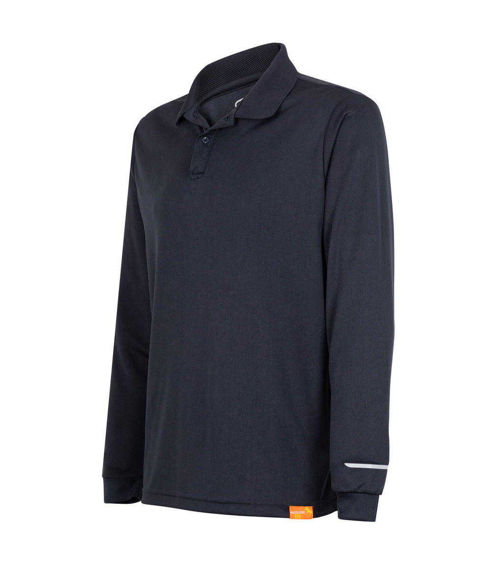 POLERA POLO WORK DRY MANGA LARGA