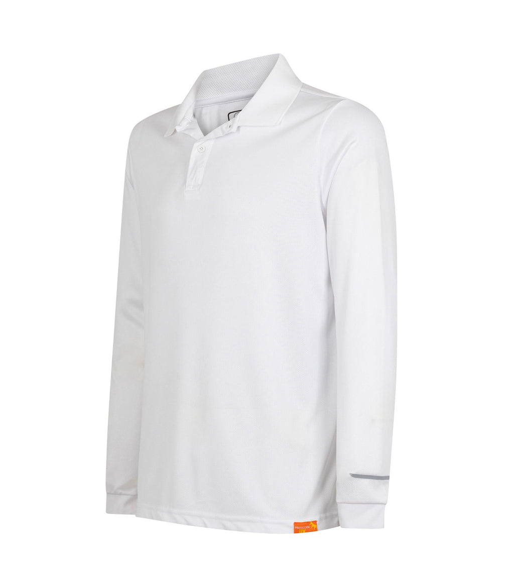 POLERA POLO WORK DRY MANGA LARGA